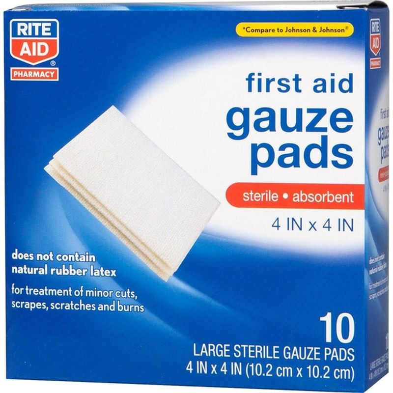 Rite Aid Sterile Pads, 10 pads (0.1875 100) Instacart