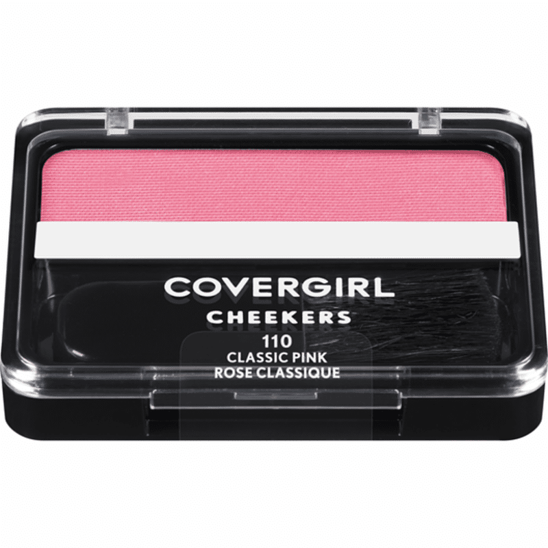 CoverGirl Cheekers Blendable Powder Blush, Classic Pink, Female
