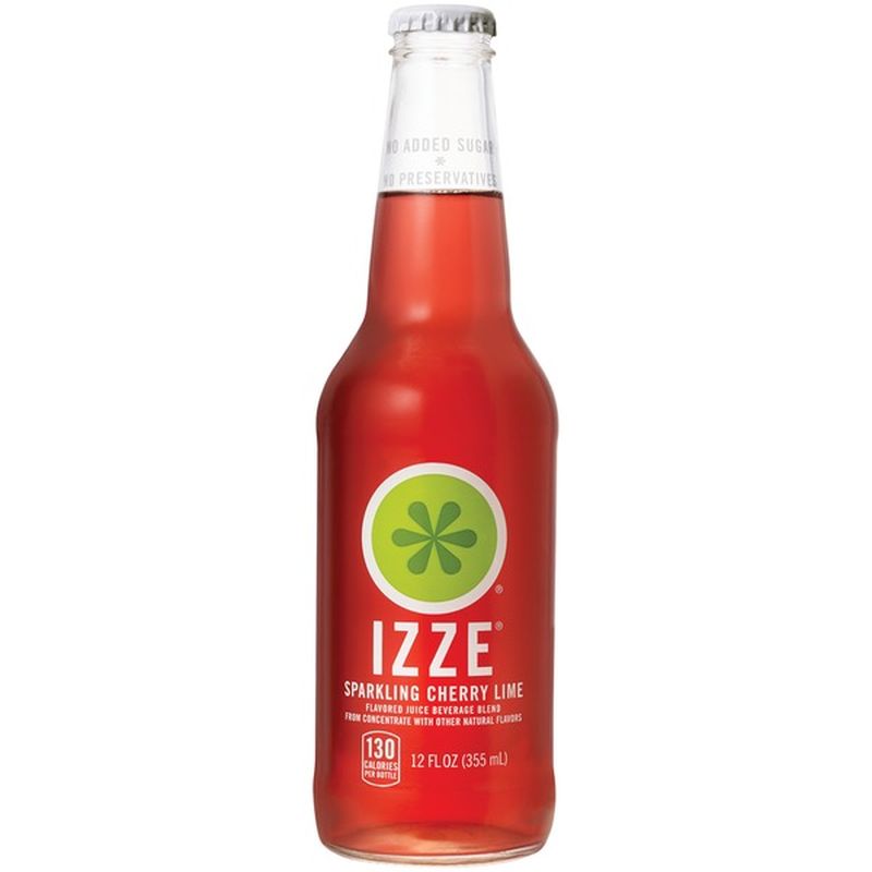 Izze Sparkling Juice Cherry Lime (12 fl oz) Instacart