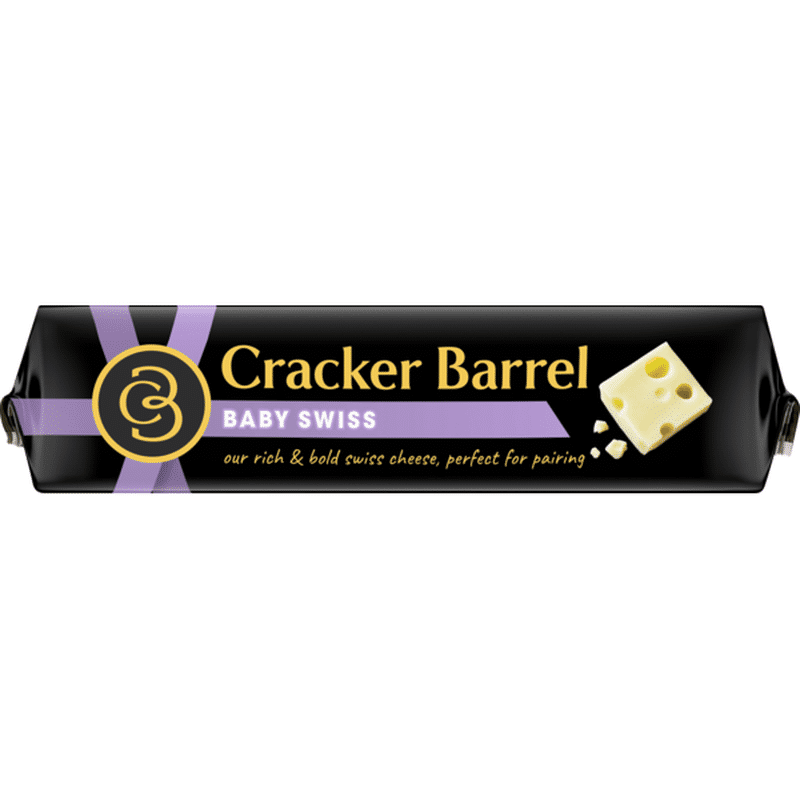 Cracker Barrel Baby Swiss Cheese (198 g) Instacart