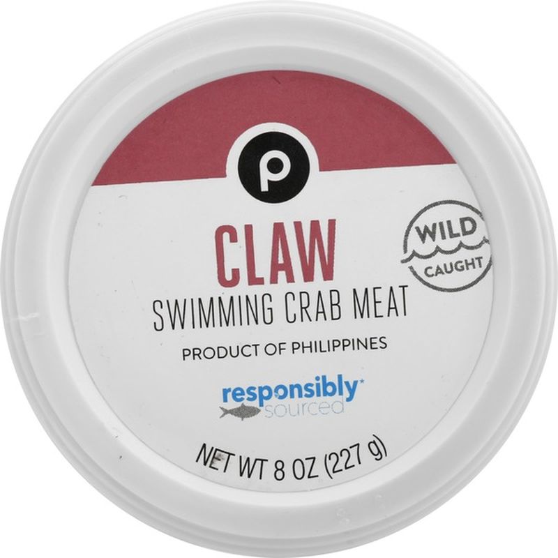Publix Crab Meat, Swimming, Claw (8 oz) from Publix Instacart