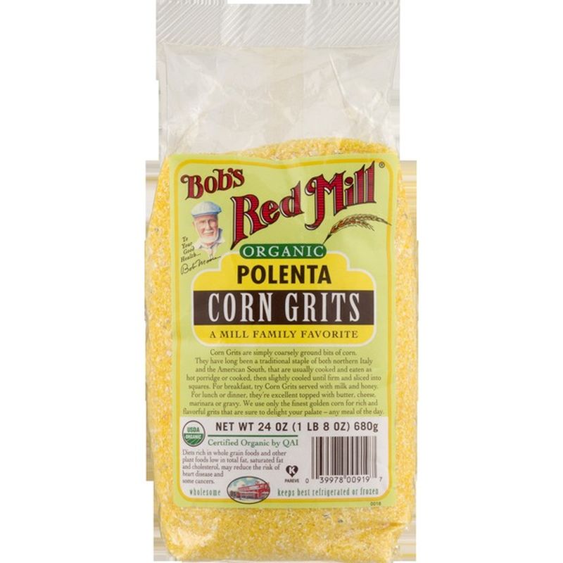 Bob's Red Mill Corn Grits, Organic, Polenta (24 oz) from Cub Instacart