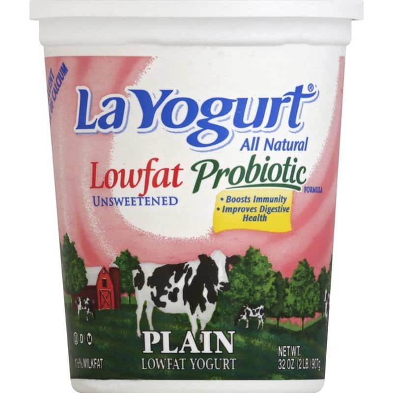 La Yogurt Yogurt, Lowfat, Unsweetened, Plain (32 oz) Delivery or Pickup Near Me Instacart
