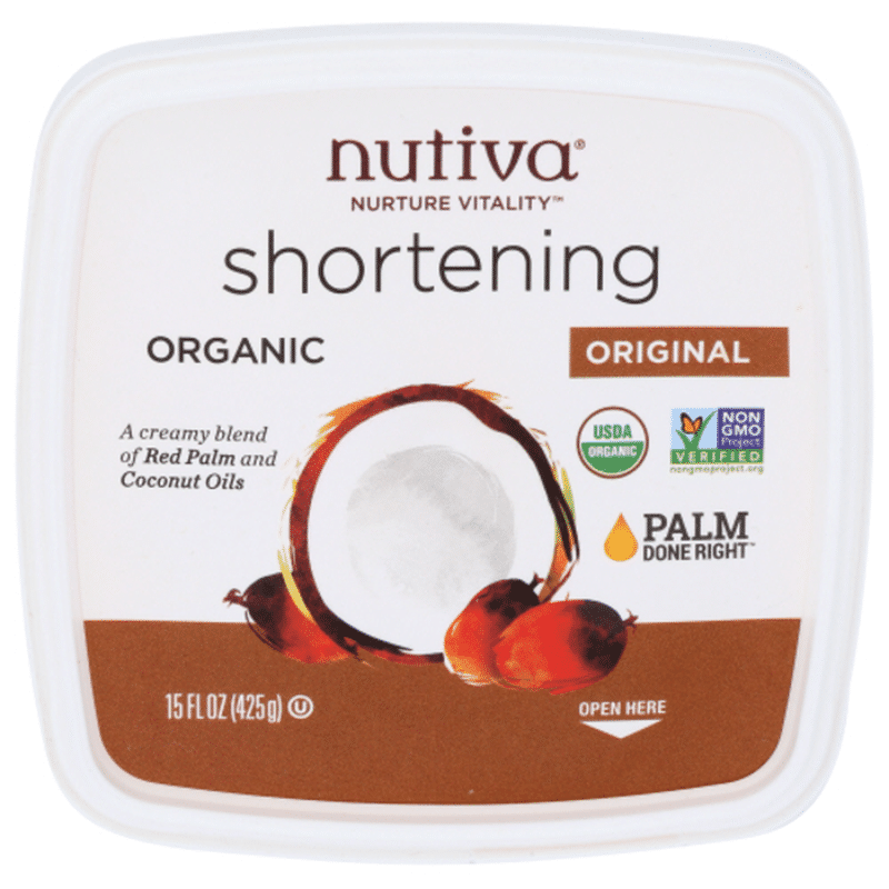 Nutiva Organic Red Palm & Coconut Shortening (15 oz) Instacart