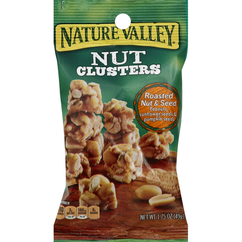 Nature Valley Nut Clusters, Roasted Nut & Seed (1.75 oz) Instacart