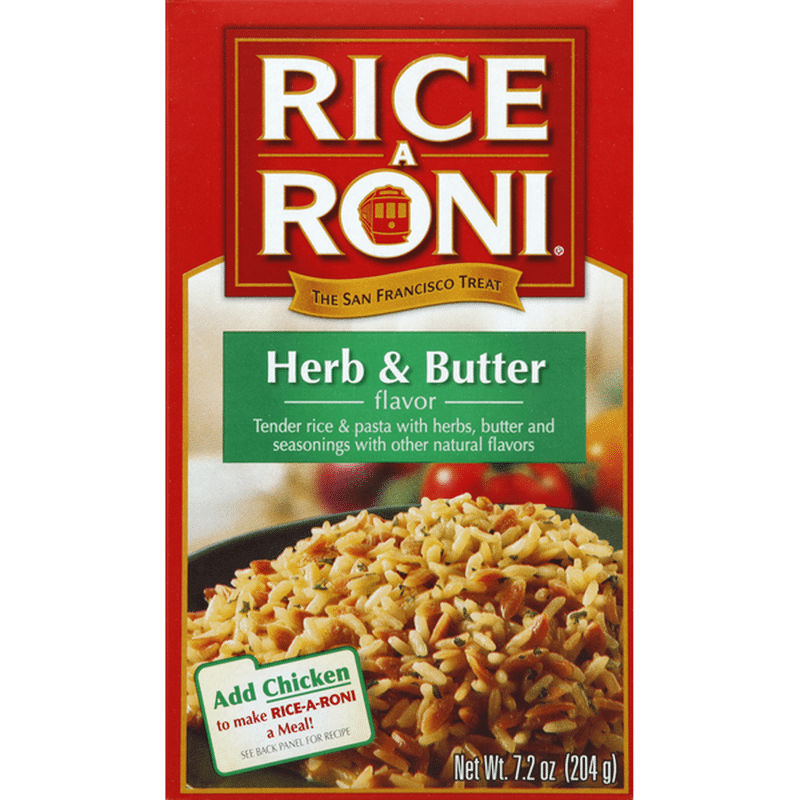 Rice-a-Roni Rice & Pasta, Herb & Butter Flavor (7.2 oz) - Instacart