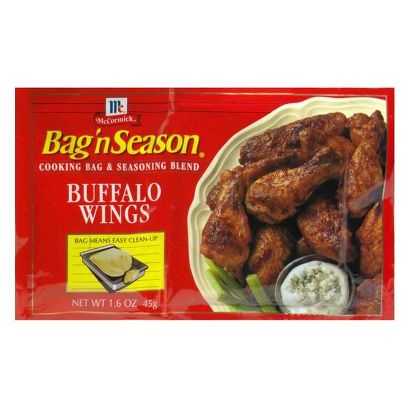 McCormick® Cooking Bag and Seasoning Blend, Buffalo Wings (1.6 oz