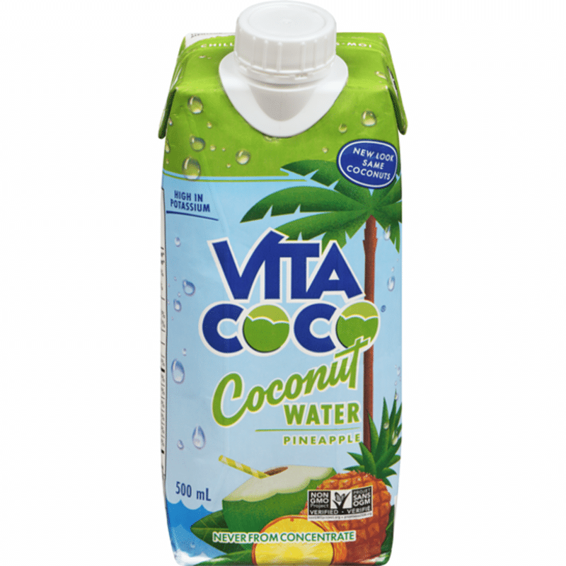 Vita Coco Coconut Water, Pineapple (16.9 fl oz) Instacart