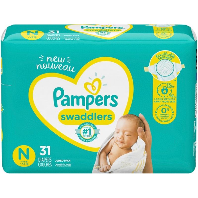 pampers free newborn diapers