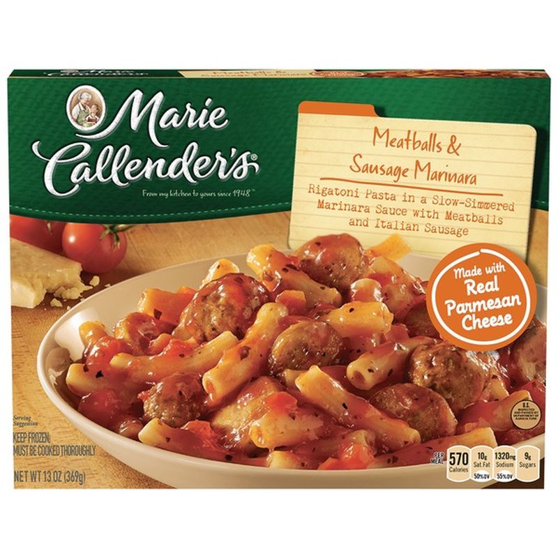 Marie Callender's Meatball Sausage Marinara Dinner (13 oz) - Instacart