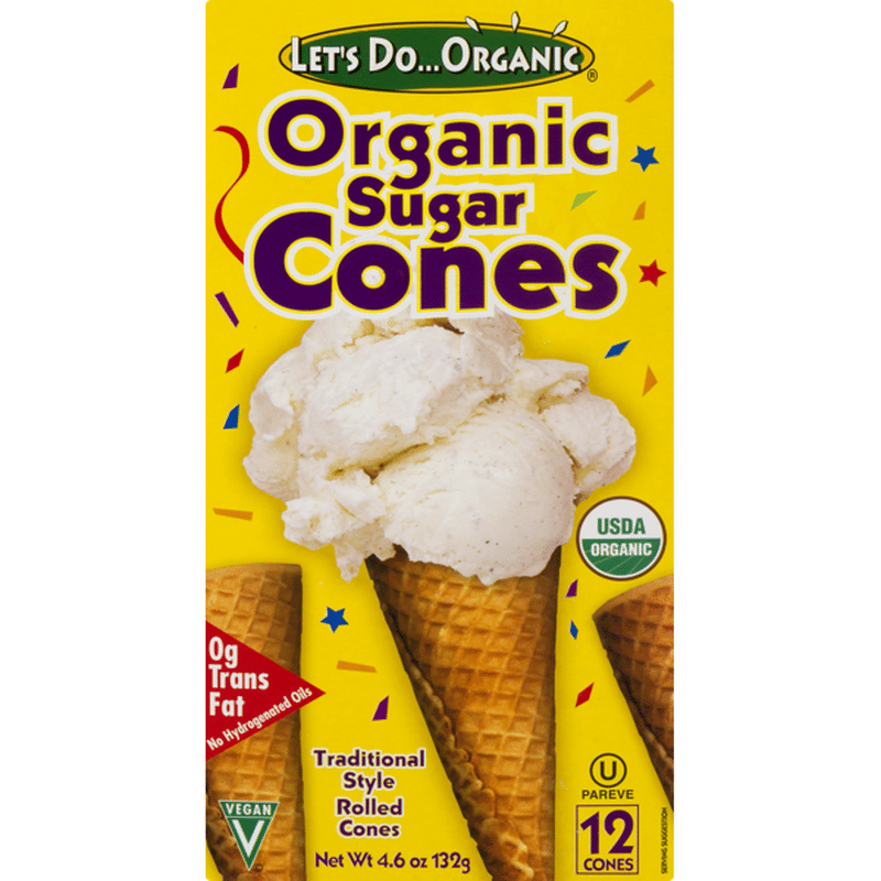 Let's Sugar Cones 12 CT (4.6 oz) Instacart