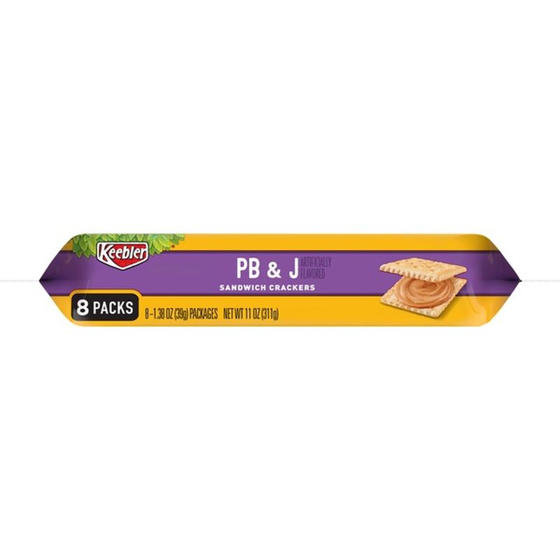 Keebler Sandwich Crackers PB and J (8 ct) from Lucky Supermarkets