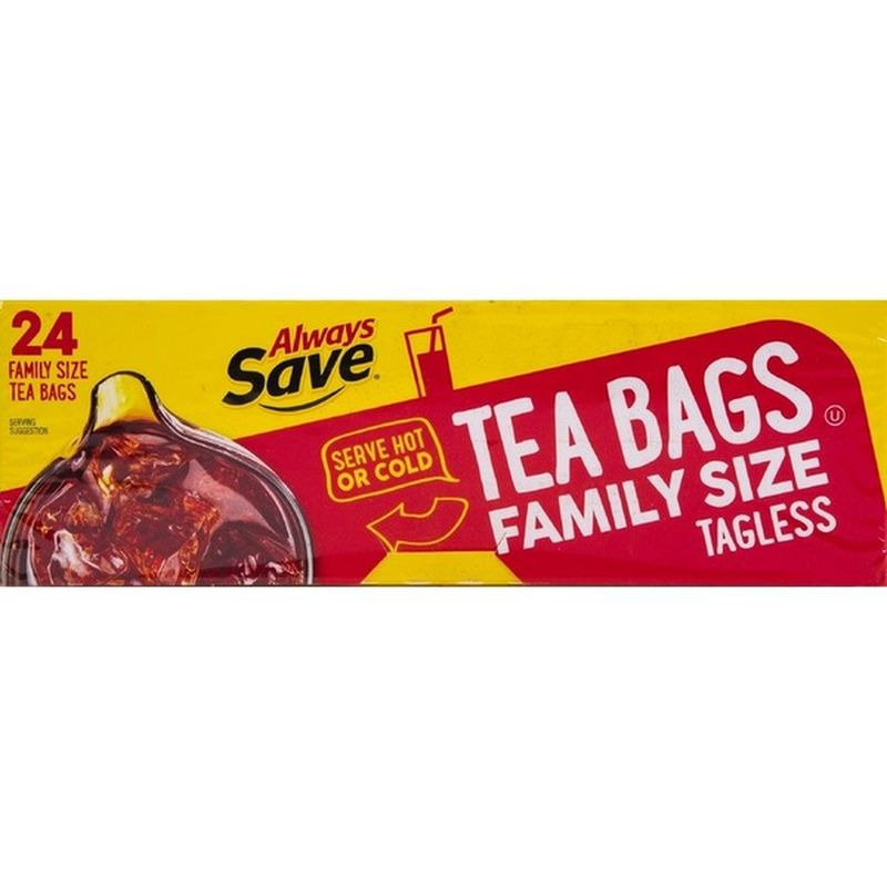 Always Save Tea Bags (24 ct) - Instacart