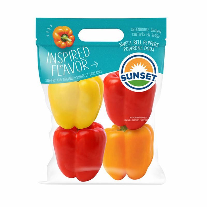 Fresh Tri-Color Peppers