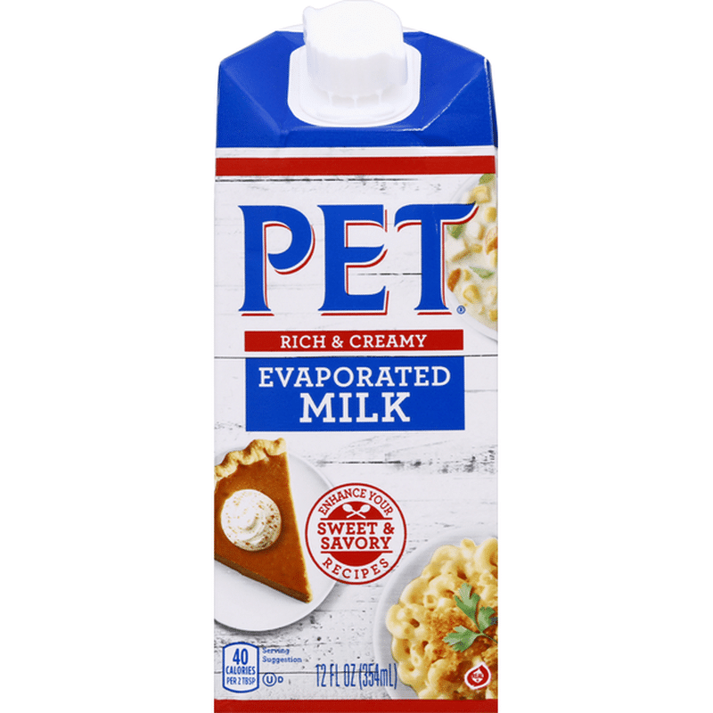 Pet Evaporated Milk, Rich & Creamy (12 oz) Instacart