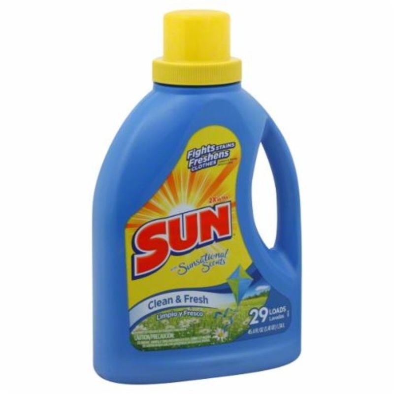 Sun Triple Clean Clean & Fresh Laundry Detergent (45.4 fl oz) Instacart