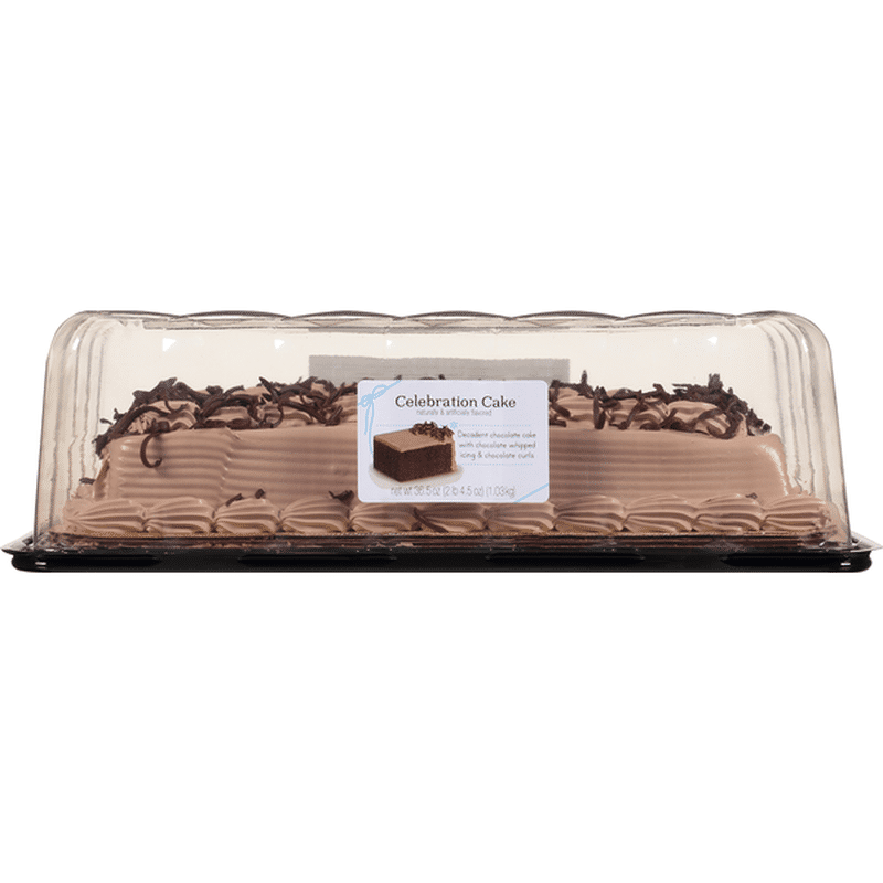 Rich's Cake, Celebration, Chocolate, 1/4 Sheet (36.5 oz) - Instacart