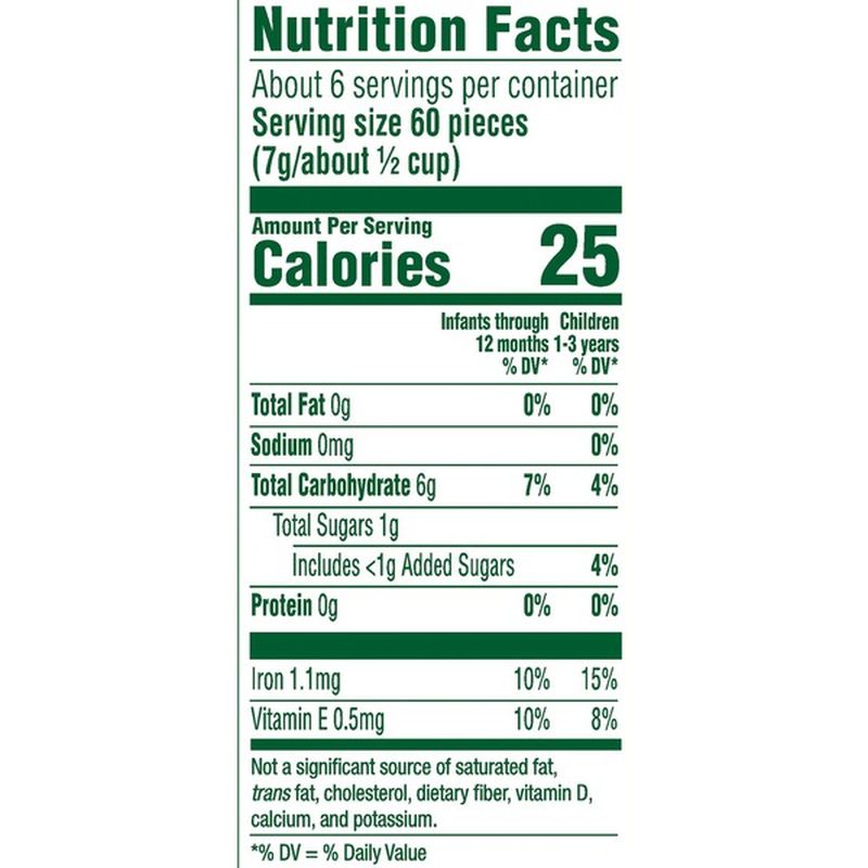 gerber organic puffs apple