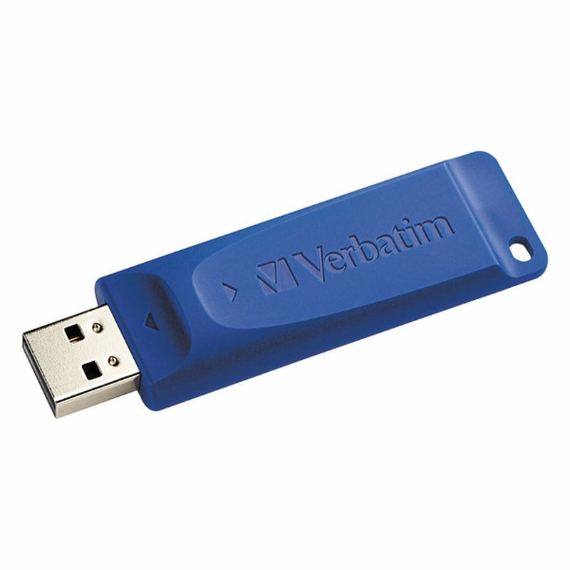 Verbatim 64 Gb Usb Flash Drive, Blue
