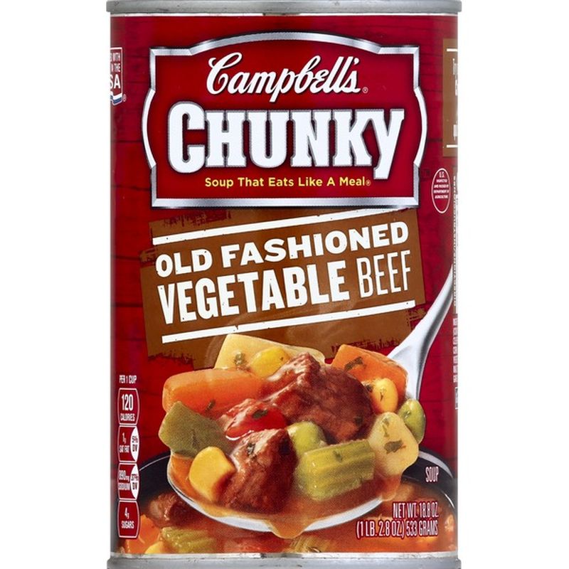 Campbells® Old Fashioned Vegetable Beef Soup 188 Oz From Festival Foods Instacart 0807