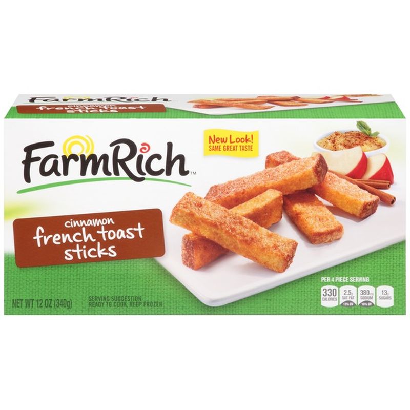 Farm Rich Cinnamon French Toast Sticks (12 oz) Instacart