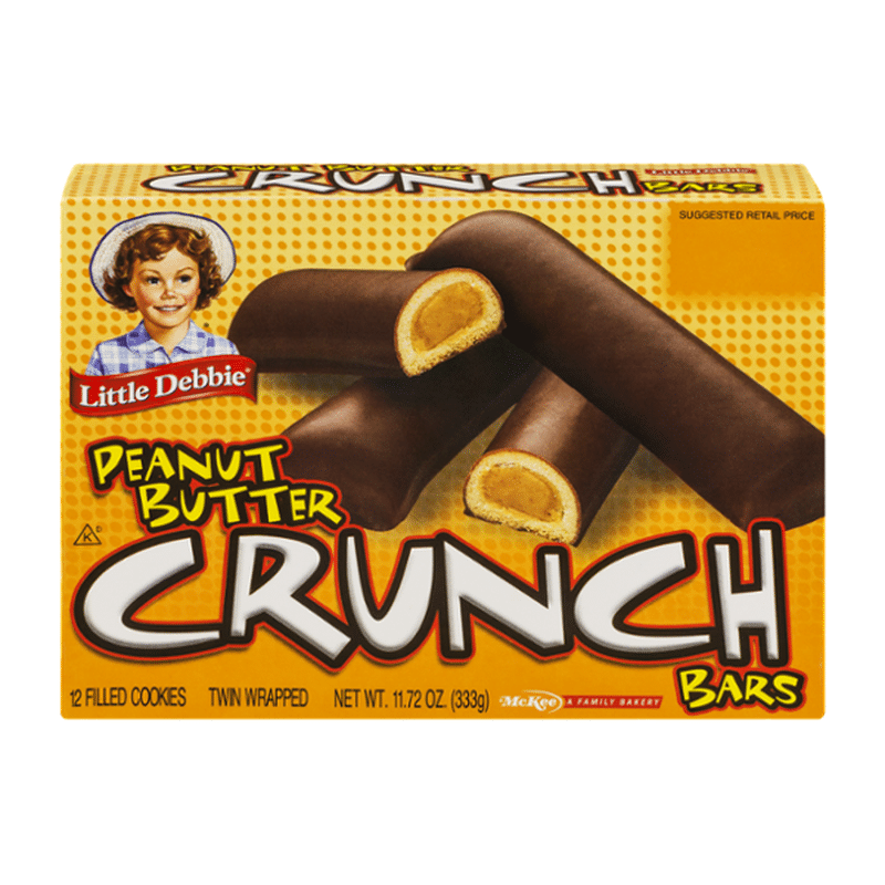Little Debbie Cookie Bars, Crunch, Peanut Butter (11.72 oz) from Giant