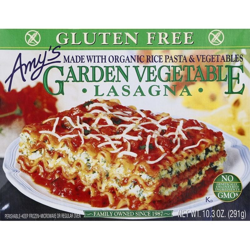 Amy's Gluten Free Garden Vegetable Lasagna (10.3 Oz) From Giant Food ...