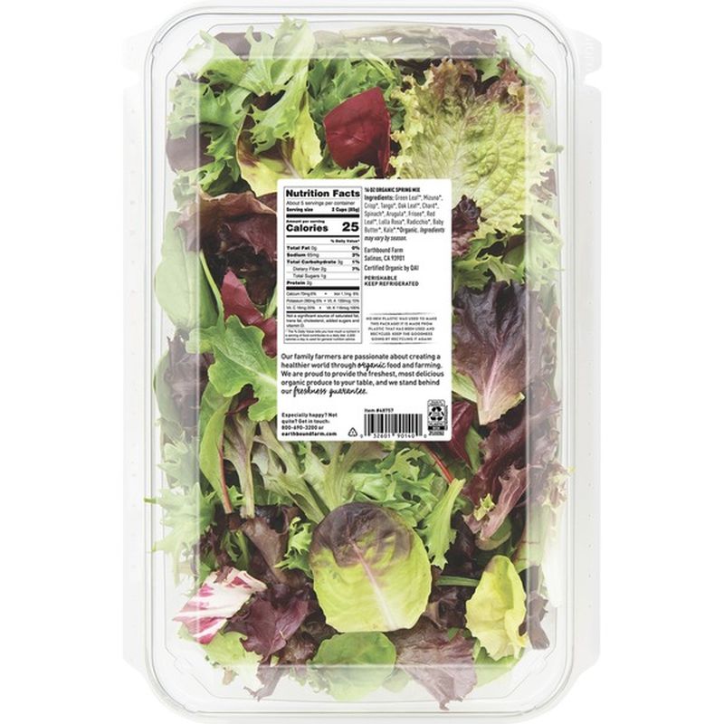 Organic Spring Mix (1 lb container) from Sam's Club - Instacart