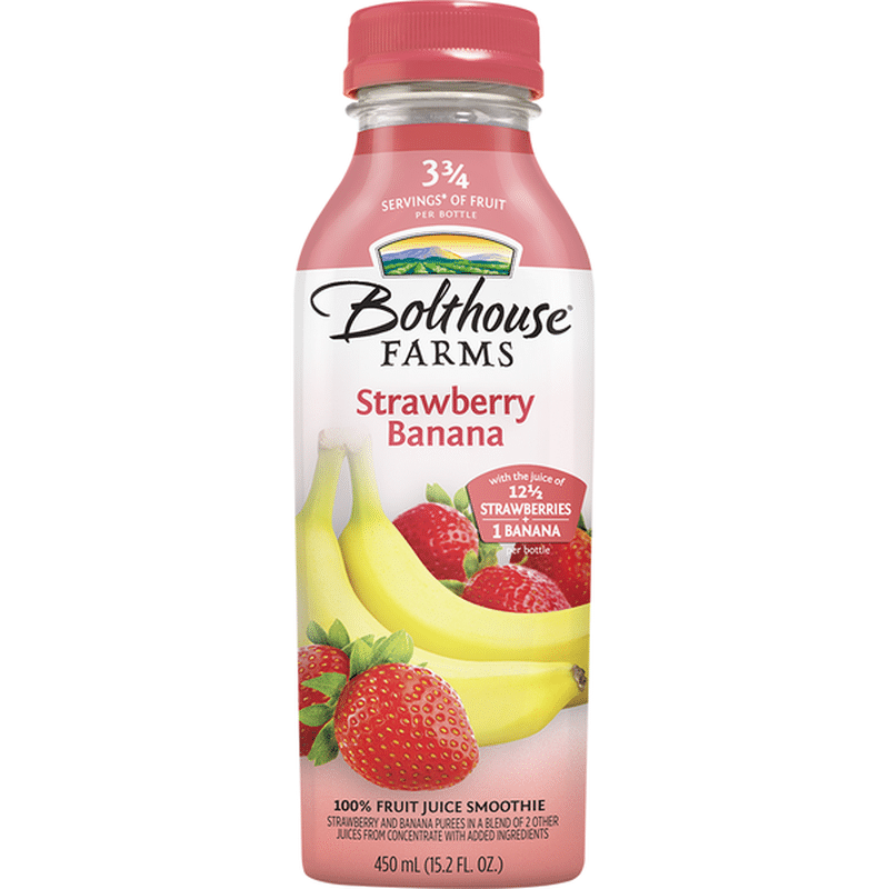 Bolthouse Farms 100% Fruit Juice Smoothie, Strawberry Banana