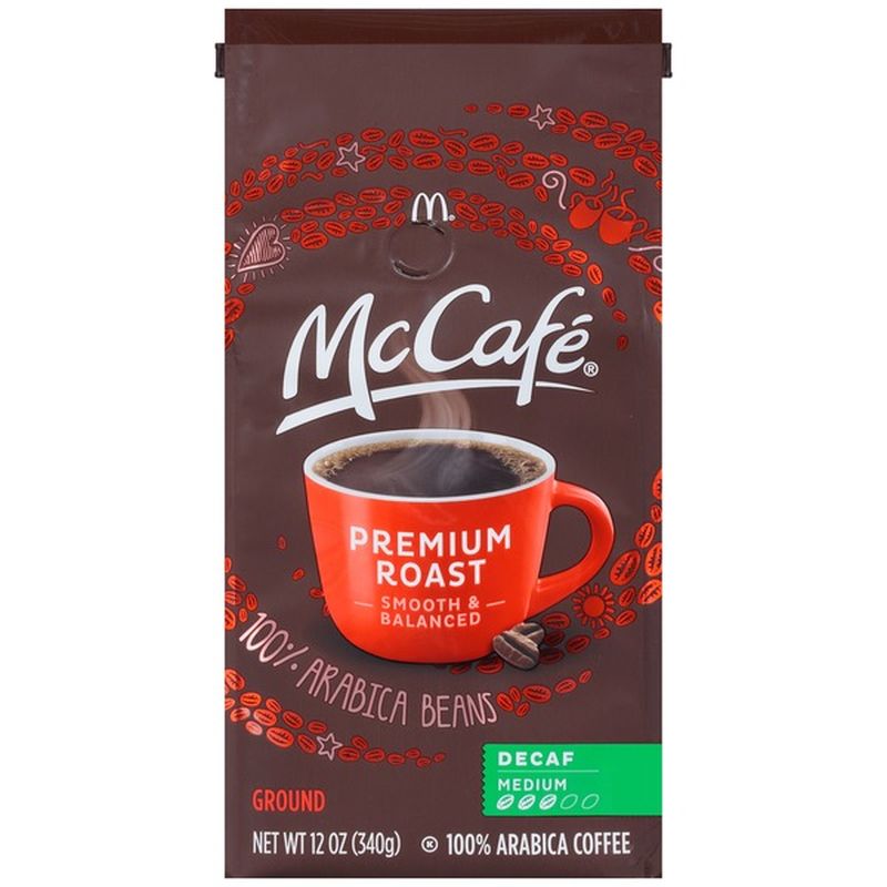 McCafe Decaf Premium Roast Ground Coffee (12 oz) Instacart