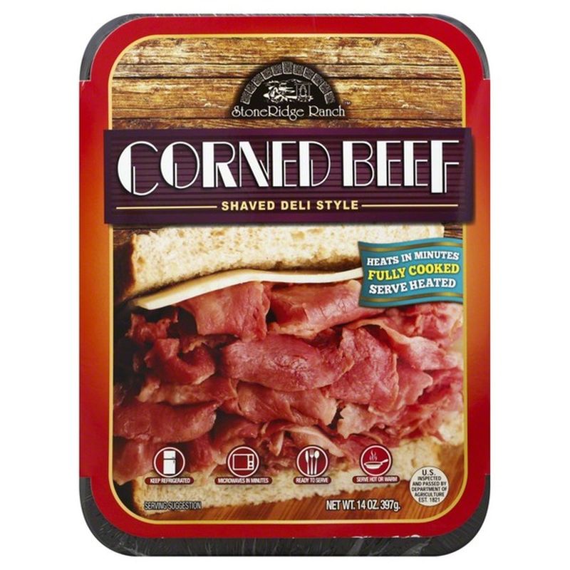 StoneRidge Ranch Corned Beef, Shaved Deli Style (14 oz) Instacart