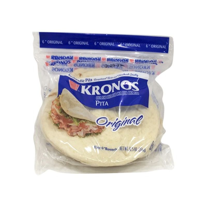 Kronos 6 Inch Handmade Pita Bread (5 each) Instacart