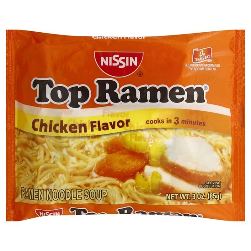 Nissin Soup, Ramen Noodle, Chicken Flavor (3 Oz) - Instacart