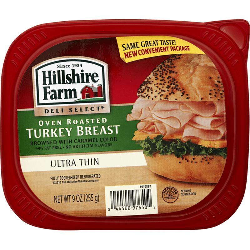 Hillshire Farm Ultra Thin Sliced Lunchmeat, Oven Roasted Turkey (9 oz