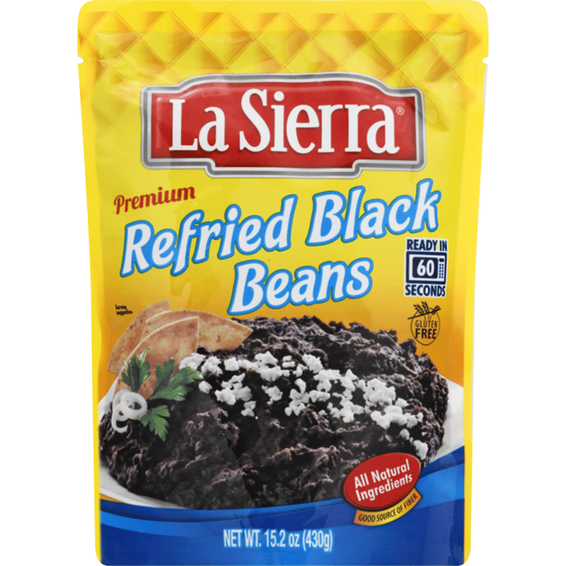 La Sierra Black Beans, Refried, Premium (15.2 Oz) - Instacart