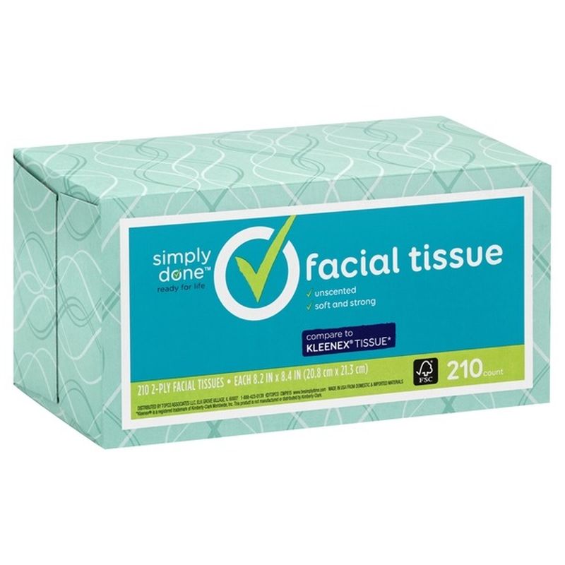 Simply Done So Soft Facial Tissue (210 ct) Delivery or Pickup Near Me ...