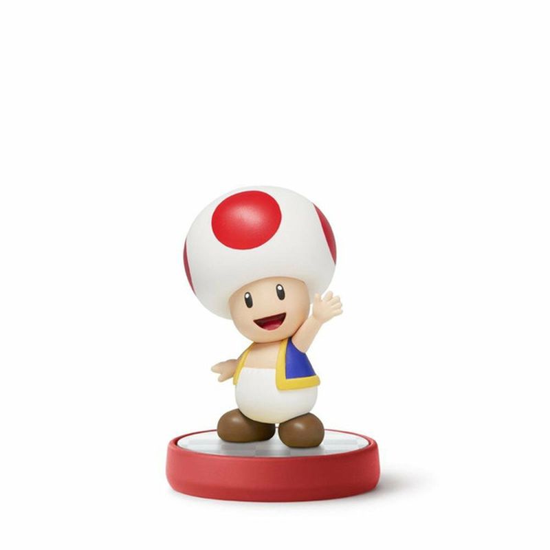 Amiibo Toad Super Mario Figure For Nintendo 3DS & Wii U