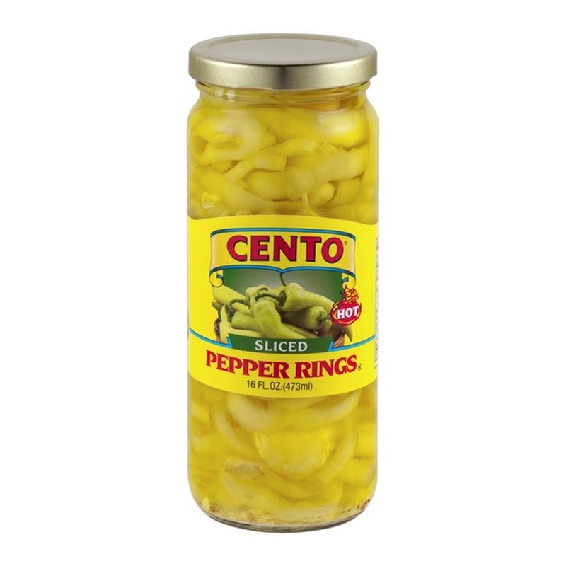 Cento Sliced Pepper Rings Hot (16 oz) Instacart