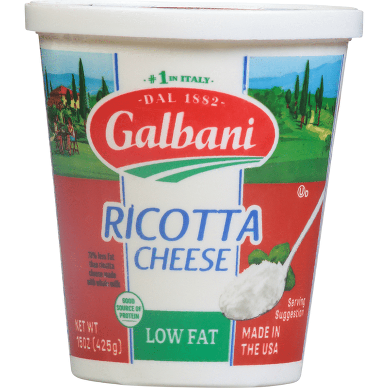 Galbani Galbani Low Fat Ricotta Cheese (15 Oz) - Instacart