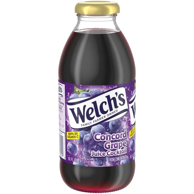 Welch's Grape Welch's Grape Juice Cocktail (16 Fl Oz) - Instacart