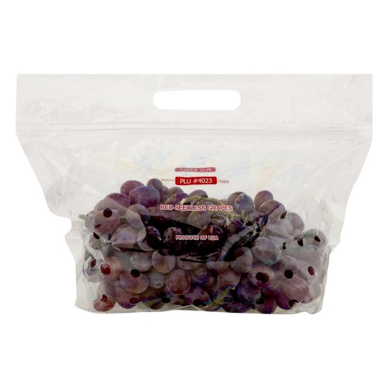 Seedless Grapes Red (1 lb Bag) Instacart