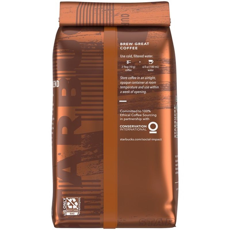 Starbucks Decaf House Blend Medium Roast Ground Coffee