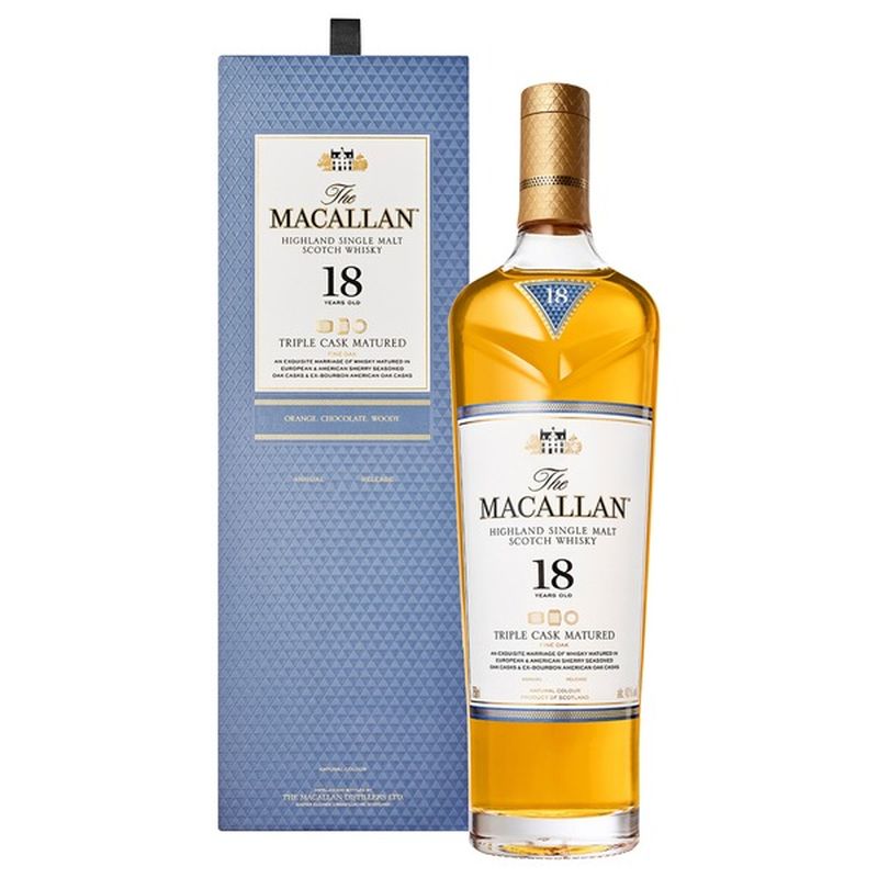 The Macallan 18 Year Old Fine Oak Whisky 750 Ml Instacart