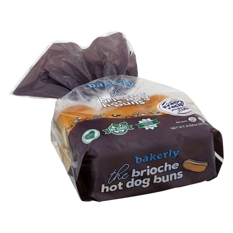 bakerly Brioche Hot Dog Buns (1.59 oz) from LeBeau Nob Hill Instacart