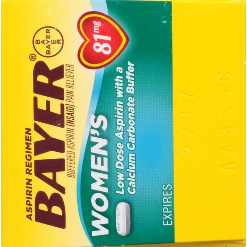 Bayer Low Dose with a Calcium Carbonate Buffer 81mg Coated Caplets Pain