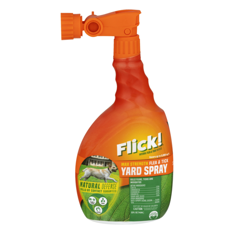 Flick! Max Strength Flea & Tick Spray for Yard (32 fl oz) Instacart