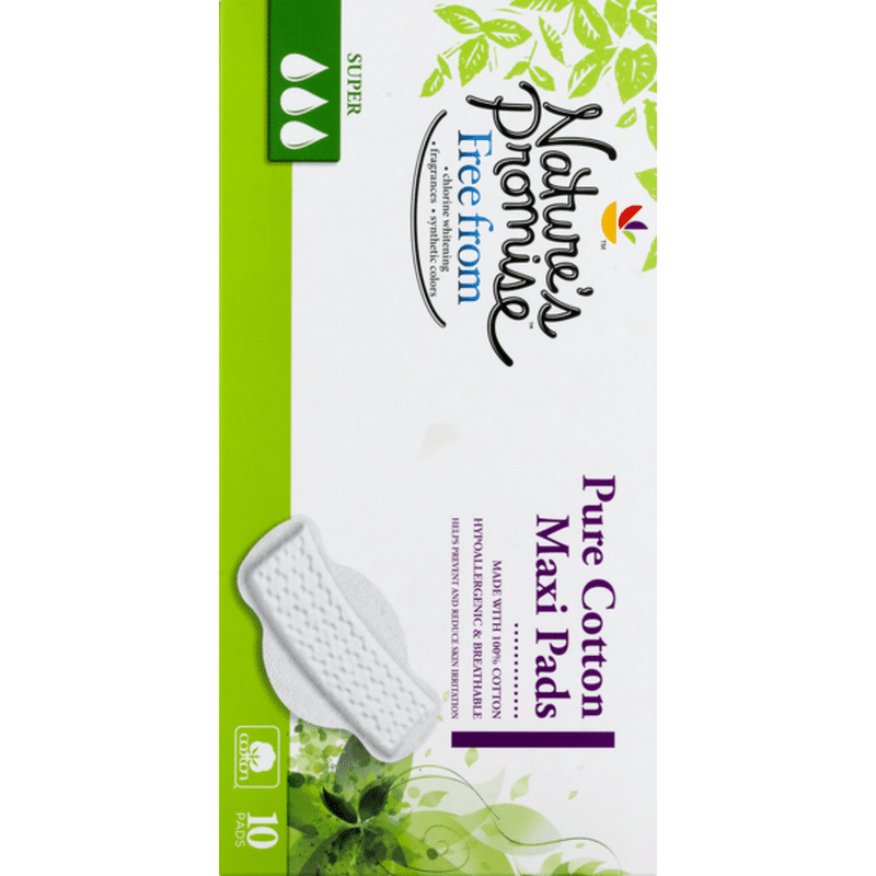 100 cotton maxi pads