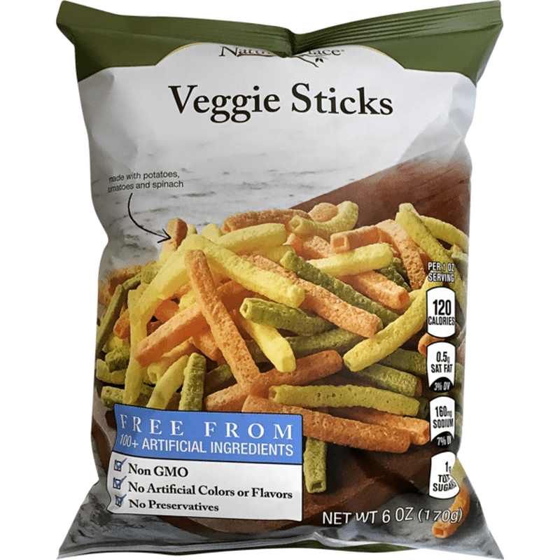 Nature's Place Low Salt Veggie Straws (6 Oz) - Instacart