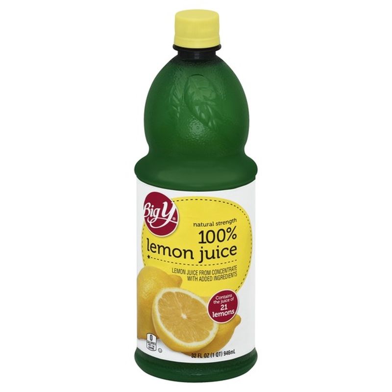 Big Y 100% Lemon Juice From Concentrate