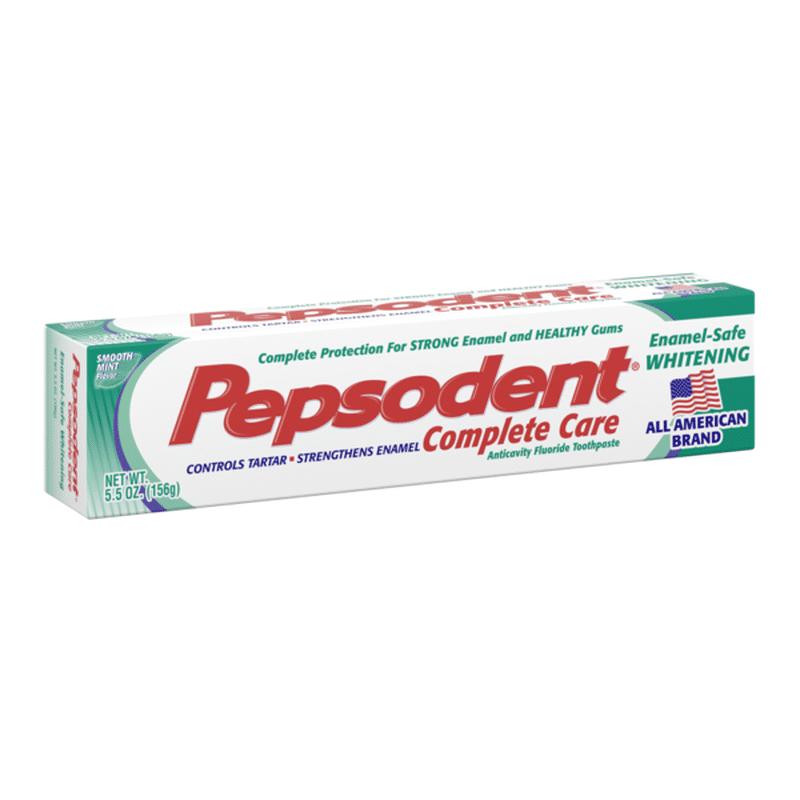 pepsodent toothpaste complete care whitening toothpaste 5 5 oz instacart pepsodent toothpaste complete care